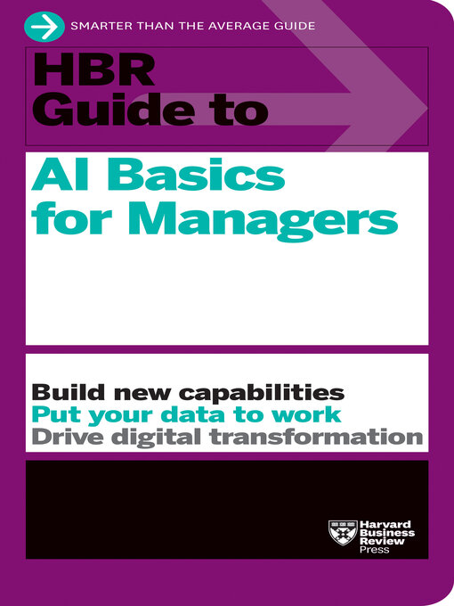 Book jacket for HBR guide to AI basics for managers